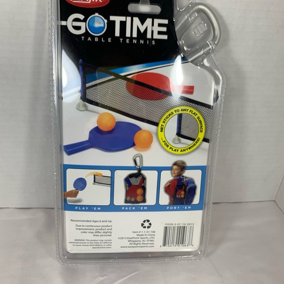 Table Tennis Set Go Time,  Brand New , Factory Sealed - Picture 1 of 3